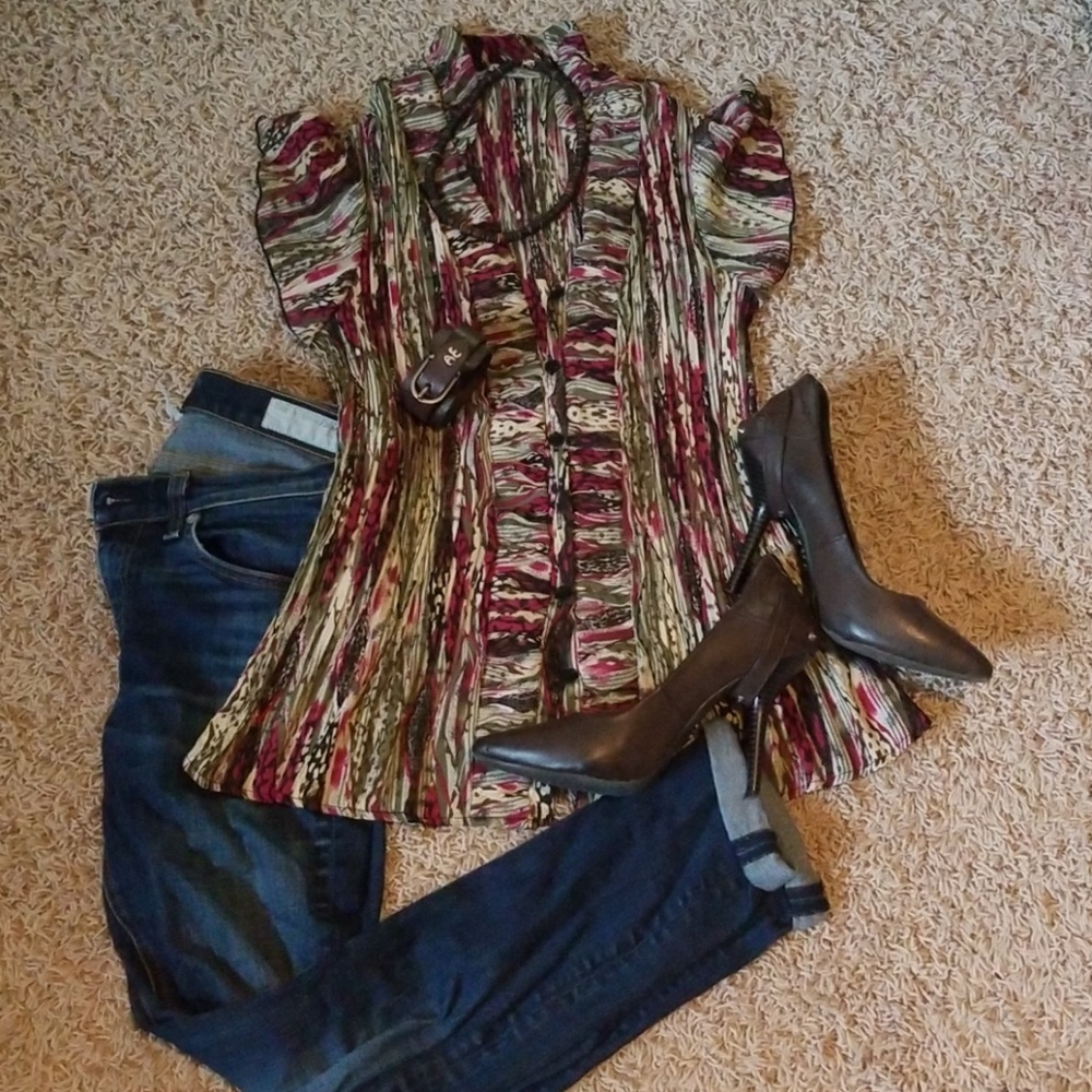 Multi Colored Blouse - image 1